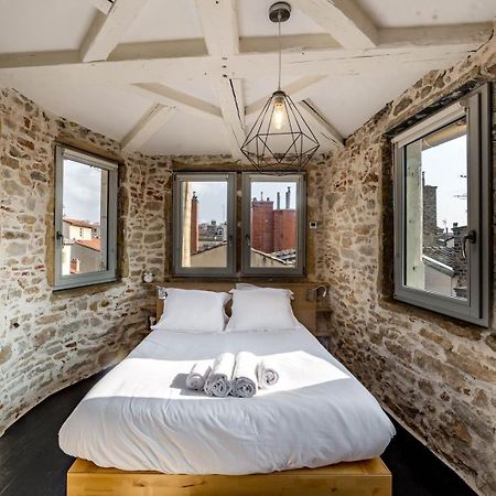 Sky'Room - Jacuzzi & Vue - Vieux Lyon Dış mekan fotoğraf