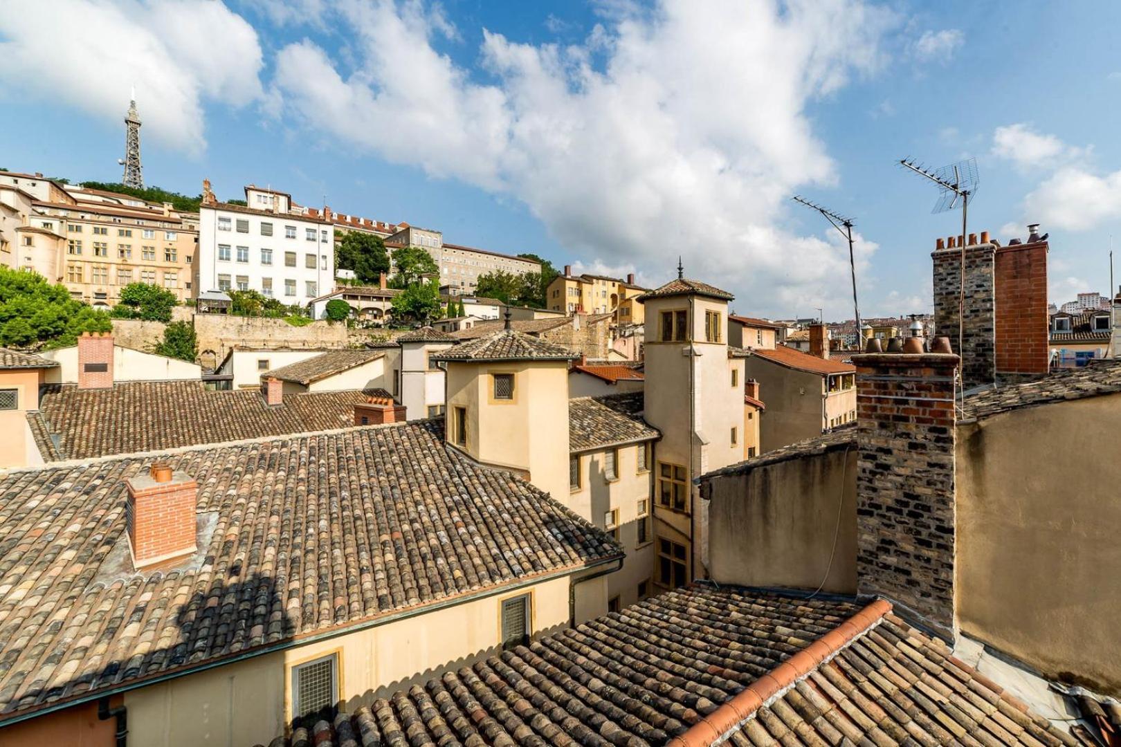 Sky'Room - Jacuzzi & Vue - Vieux Lyon Dış mekan fotoğraf