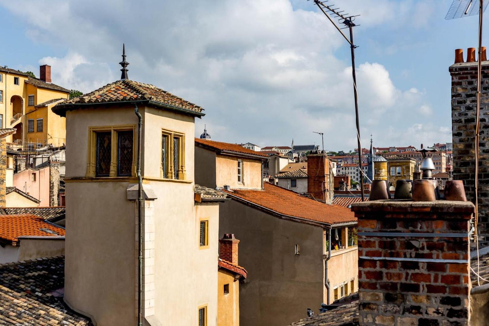 Sky'Room - Jacuzzi & Vue - Vieux Lyon Dış mekan fotoğraf